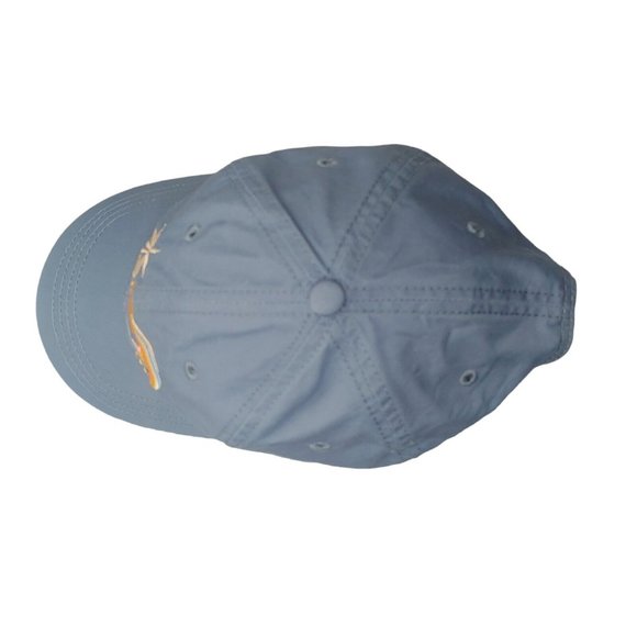 Hilton Head Island South Carolina Cap Slate Canvas Strap Back Beach Waves Sunset - Picture 3 of 10